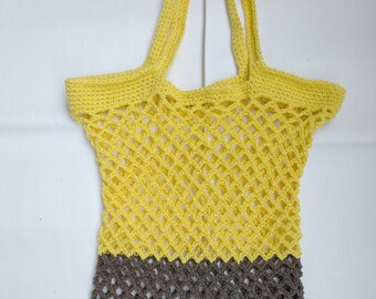 Crochet net, cotton net, shopping net, market bag, shopper, handmade, crochet