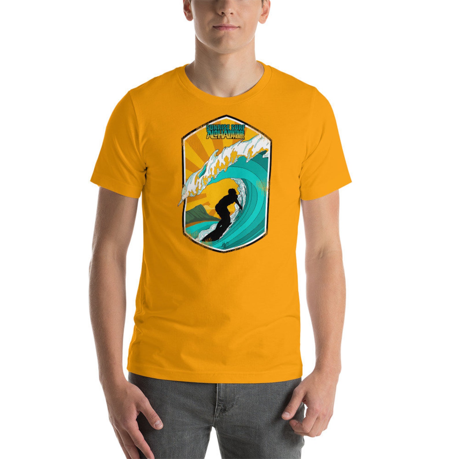 Sunrise Surf second Edition Premium Unisex T-shirt - Etsy