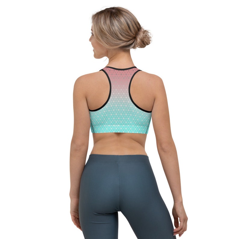 Geometric Premium Sports bra