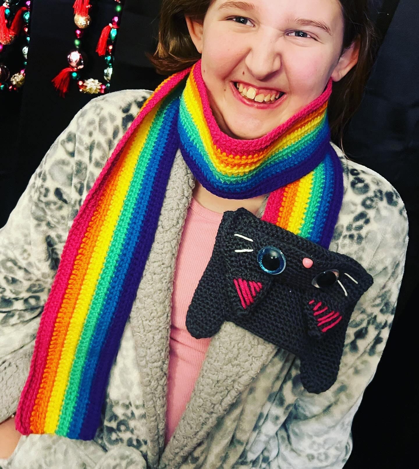 Kitty Rainbow Barf Scarf Crochet Pattern - Etsy