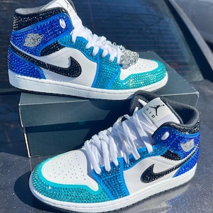 blinged out jordans