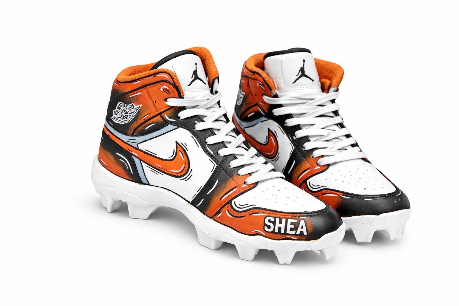 jordan custom baseball cleats
