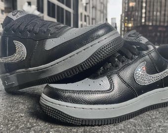 Kundenspezifische Kristall-Nike Air Force 1 Sneakers - Jeweled Bling