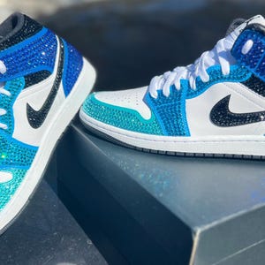 blinged out jordans