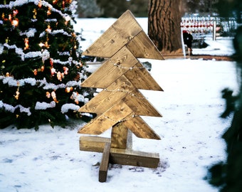 Árbol de Navidad de madera