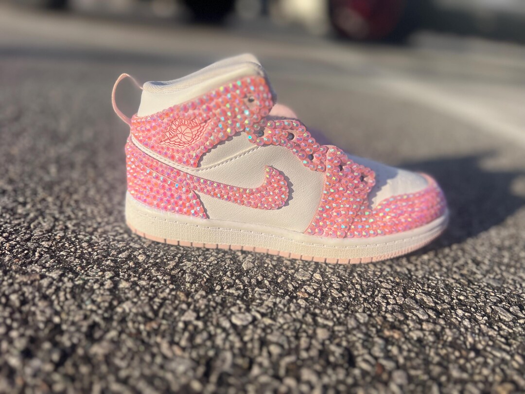 blinged out jordans