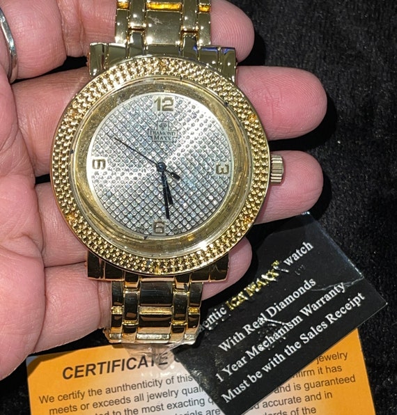 Jewelry Luxury Diamond Watches  Hip Hop Gold Diamond Watches