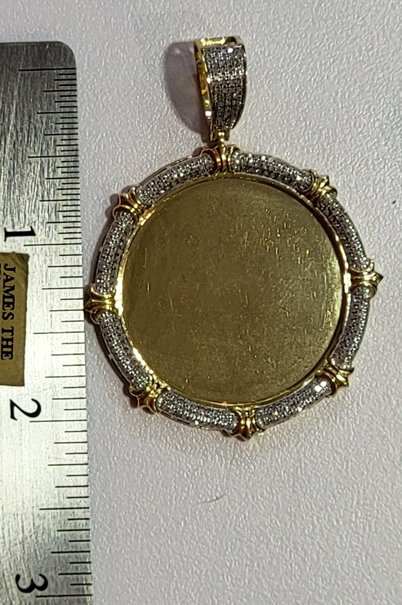 Custom made real diamond memory pendant charm. 3/4 cttw Etsy