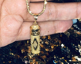 14k Gold Vermeil | Cremation Urn Necklace | Urn Necklace For Human Ashes | Cremation Necklace | Ashes Holder | Urn Jewelry | Valentine SALE!