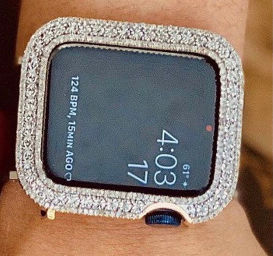 AppleWatch case Diamond 時計