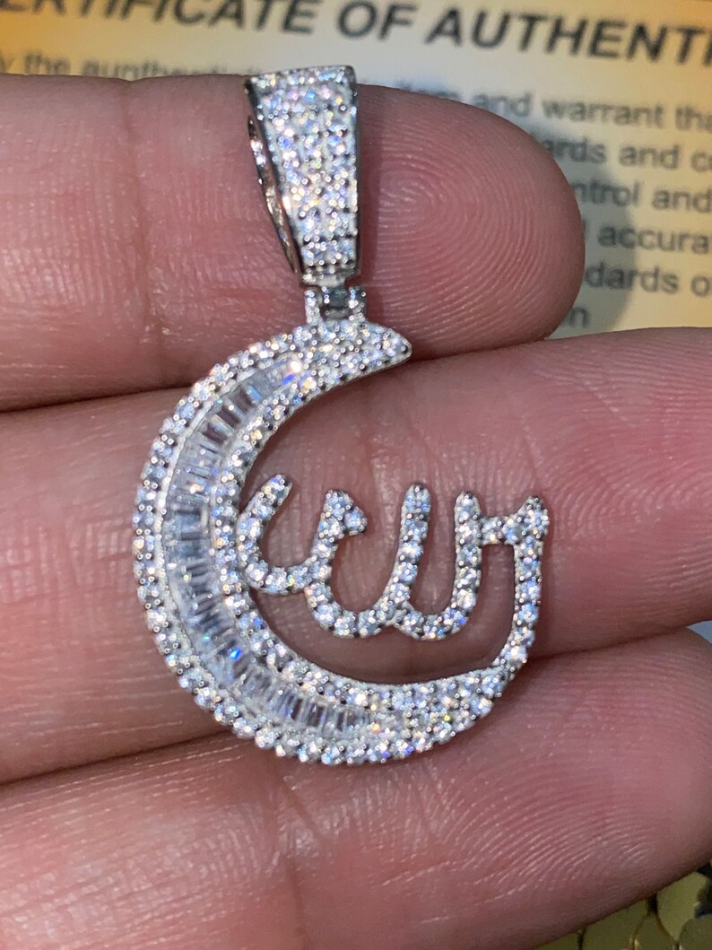 VVS Stunning Allah Pendant for Men or Women Beautiful Etsy