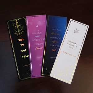 TOG Bookmarks - Sarah J Maas - Throne of Glass