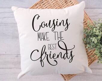 Niece Uncle Aunt Sisters Brothers Cousins Gift Best Cousin Ever Sister Brother Family Crew Friends Mother Throw Pillow Multicolor 16x16 Niece Uncle Aunt Sisters Brothers Cousins Gift Best Cousin Ever Sister Brother Family Crew Friends Mother Throw Pillow Multicolor 16x16