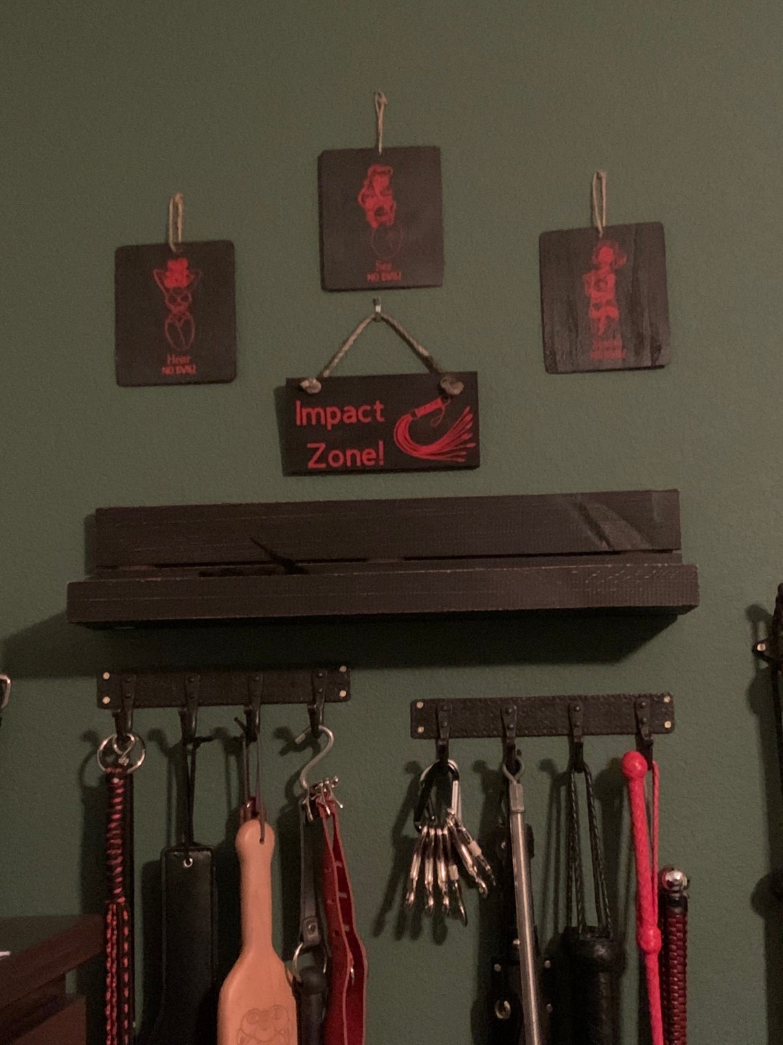 BDSM/Bondage Wall Decor Set of Three Etsy