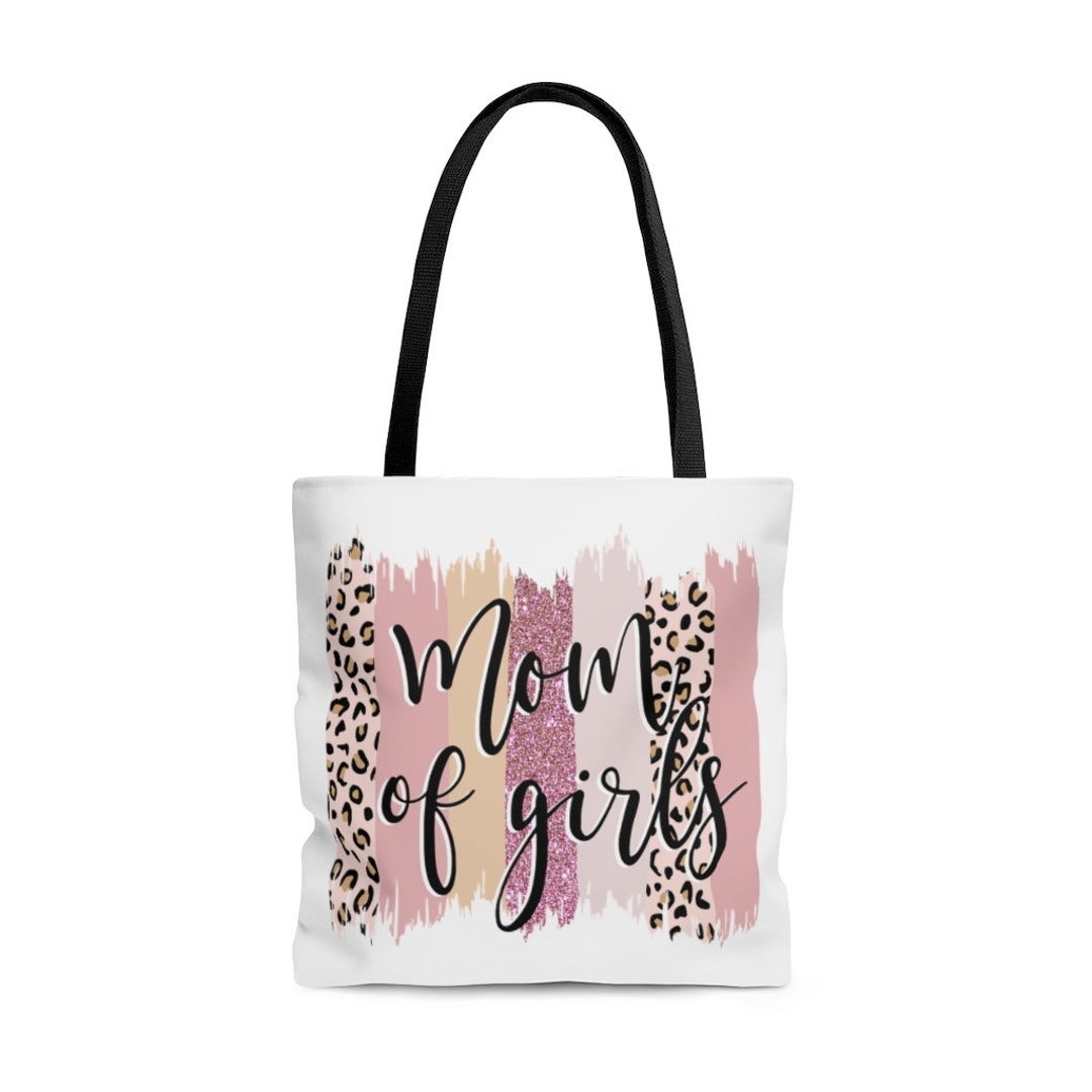 Girl Mom Bag, Girl Mom Gift, Girl Mom Tote Bag, Girl Mama Bag, Girl