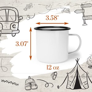 There's A Chance This Is Beer Retro Enamel Mug Cup - Funny Lager Ale IPA Camping | UK