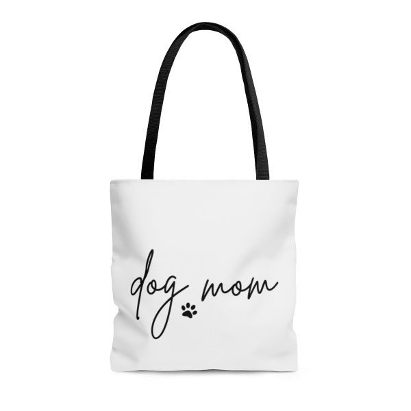 Dog Mom Tote Bag, Dog Mom Bag, Dog Mom Shopping Bag, Dog Mom Grocery Bag, Dog Mom Daily Bag, Dog Mom Gift, Dog Lover Tote Bag.