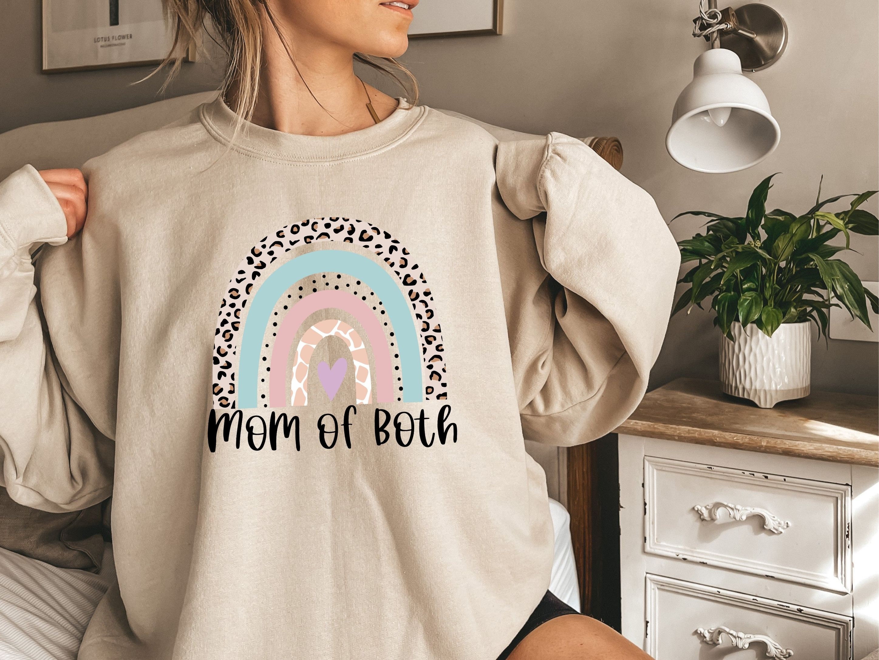 Mom of Both Sweatshirt Mom of Both Shirt Mom of Both Sweater Mom of Both Mom of Both Gift Gift for Mom of Both Etsy