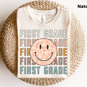 First Grade Teacher Shirt, Back to School Shirt,  Teacher Shirt, 1st Grade Teacher TShirts, Vintage First Grade Tee, Retro Teacher Shirt