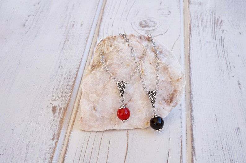 gift for mother elegant and charming necklace free shipping Red glass pendent with filigree hinge handmade in Italy Italian style