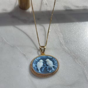 K18WG カメオ ネックレス Italy K18WG カメオ ネックレス Italy