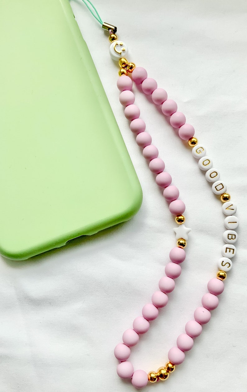 Phone Chain / Phone Strap With Beads / Phone Charme Etsy