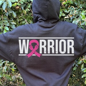 Breast Cancer Warrior Sweatshirt, Breast Cancer Fighter Shirt, Breast Cancer Support Shirt, Breast Cancer Gift, Breast Cancer Awareness