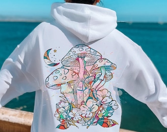 Mushroom Hoodie Aesthetic Mushroom Sweater Medicinal Mushroom Psilocybine Mushroom Sweatshirt Alt Hoodie Aesthetic Hoodie Trendy