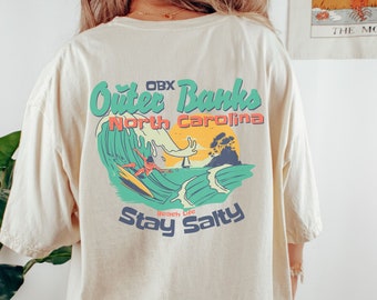 Outer Banks Tshirt Comfort Colors Preppy Clothes OBX Shirt Coconut Girl Surf Shirt Summer Clothes Aesthetic Tee Beachy Shirt Trendy Tee NC