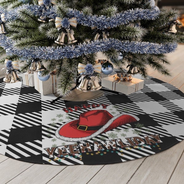 Cowboy Christmas Tree Skirt 