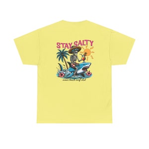 Stay Salty Beach Shirt Trendy Shirt Stay Salty Summer Shirt Coconut Girl Clothes Skeleton Tshirt Coastal Tee Preppy Clothes Graphic T-Shirt image 8