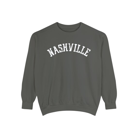 Nashville Sweatshirt Comfort Colors Trendy Crewneck Preppy Clothes