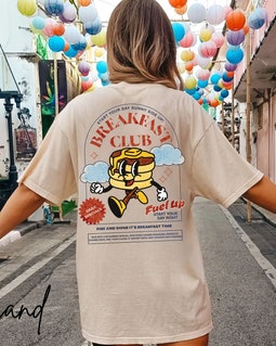 Breakfast Club Shirt Trendy TS Nostalgic Tees Graphics Tee Vintage