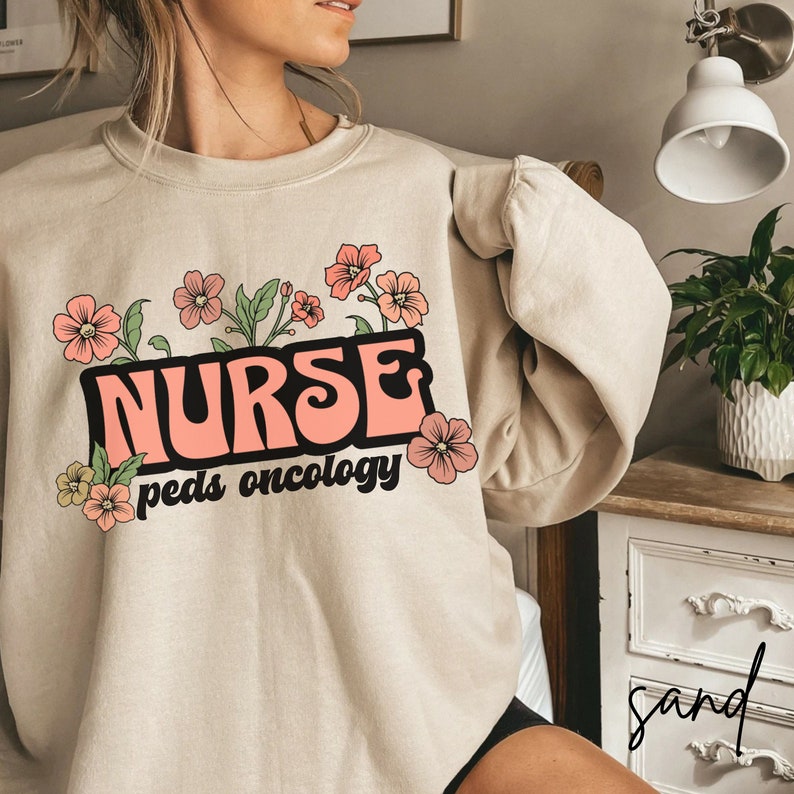 Peds Oncology Nurse Sweatshirt Peds Heme Onc Shirt Retro Nurse - Etsy