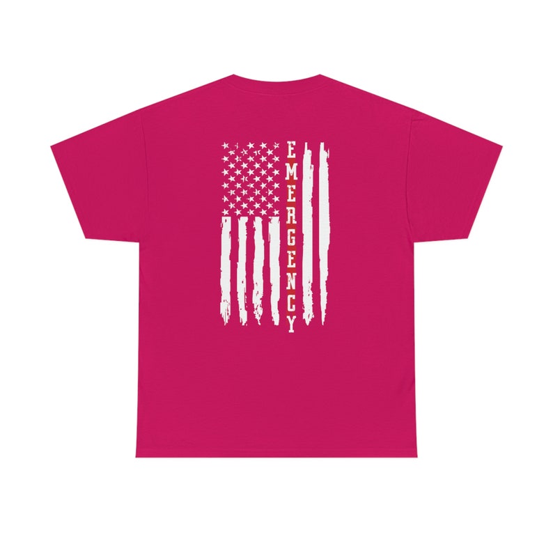 Emergency Nurse Tshirt ER Flag Shirt Thin Red Line American Flag Nurse ...