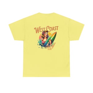 Camisa de playa de la costa oeste Ropa de chica de coco Camiseta de verano de moda Camiseta de surf retro Camiseta gráfica de gran tamaño Ts Mermaidcore Ocean Insipred Ropa preppy imagen 9