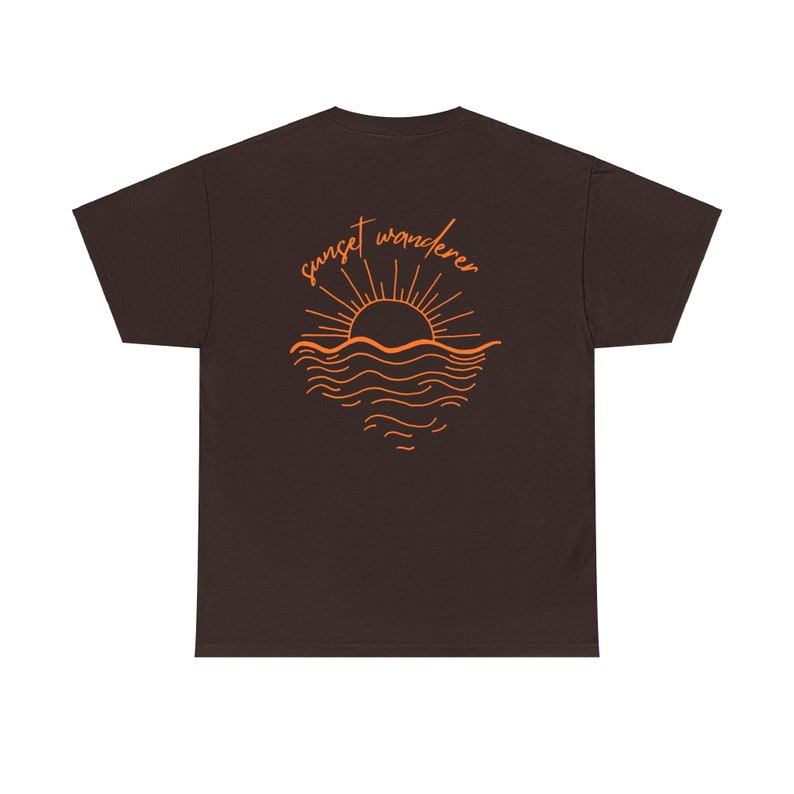 Sunset Tshirt Trendy Beachy Shirts Coconut Girl Clothes Cute Summer Tees Trendy TS Graphics Tee Mermaidcore T-Shirts Oversized Tee Aesthetic image 7