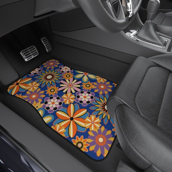 Buy Flower Car Floor Mats Interior Car Decor Floral Car
