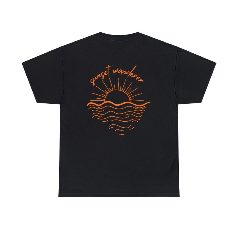Sunset Tshirt Trendy Beachy Shirts Coconut Girl Clothes Cute Summer Tees Trendy TS Graphics Tee Mermaidcore T-Shirts Oversized Tee Aesthetic image 8