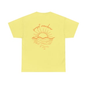 Sunset Tshirt Trendy Beachy Shirts Coconut Girl Clothes Cute Summer Tees Trendy TS Graphics Tee Mermaidcore T-Shirts Oversized Tee Aesthetic image 6
