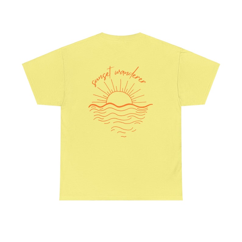 Sunset Tshirt Trendy Beachy Shirts Coconut Girl Clothes Cute Summer Tees Trendy TS Graphics Tee Mermaidcore T-Shirts Oversized Tee Aesthetic image 6