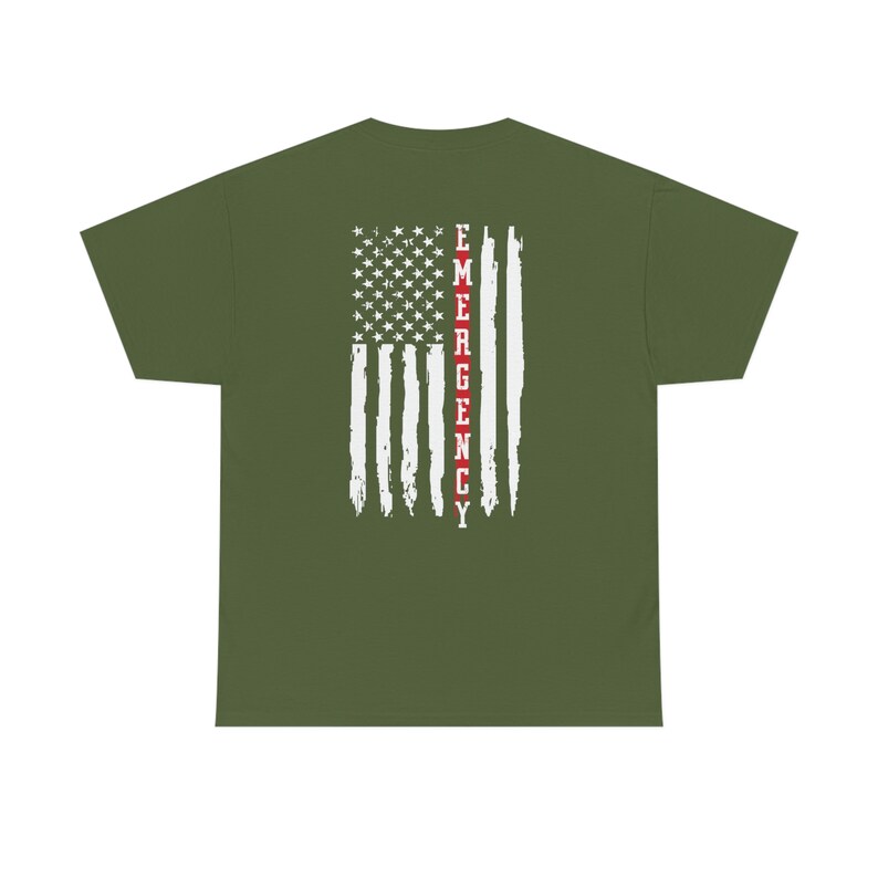 Emergency Nurse Tshirt ER Flag Shirt Thin Red Line American Flag Nurse ...