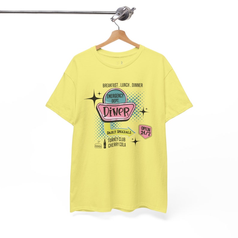 ER Nurse Shirt Funny Nurse Tee Emergency Department Tshirt Retro Nursing Apparel ER Diner Shirt Nurse Appreciation ER Gifts Nurse Retro Tee 画像 6