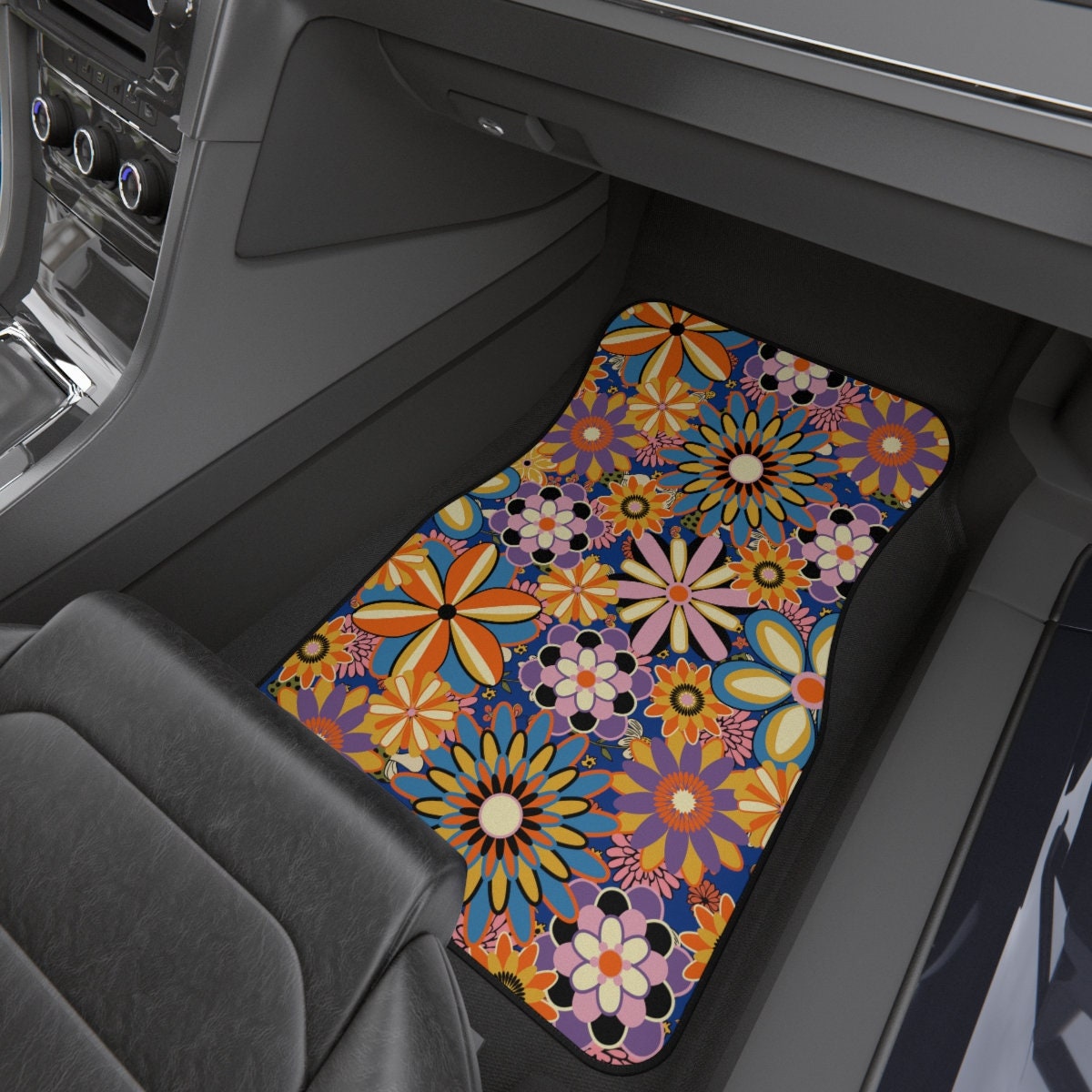 Flower car mats deals