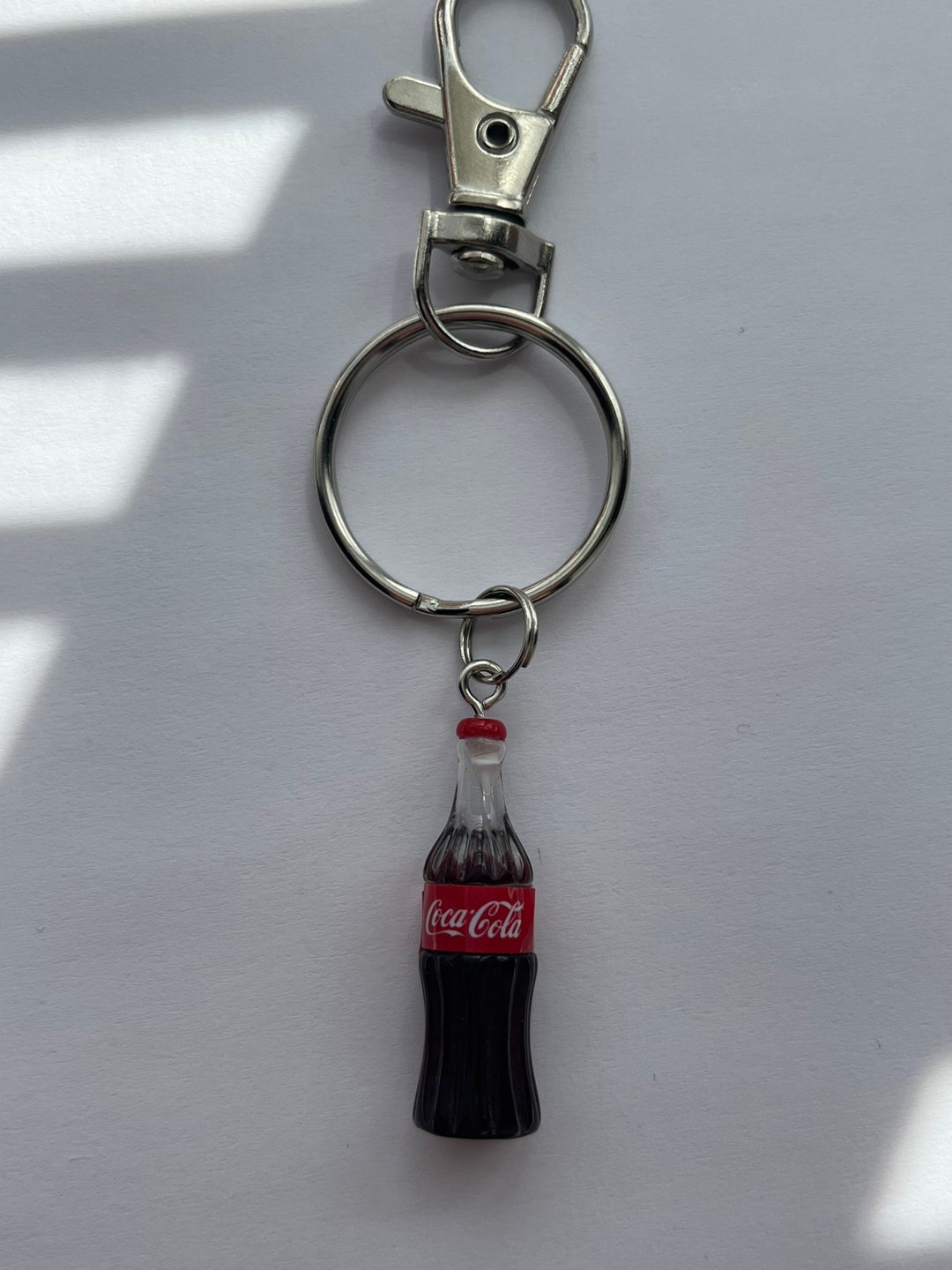 Coke- Coca Cola Mini Bottle Keyring - Etsy UK