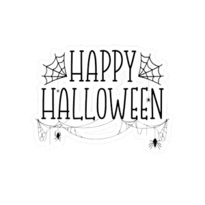Halloween Kiss-Cut Stickers | Spooky Decor, Fun Party Favors, Trick or Treat Giveaways, Laptop Decals, Seasonal Gifts
