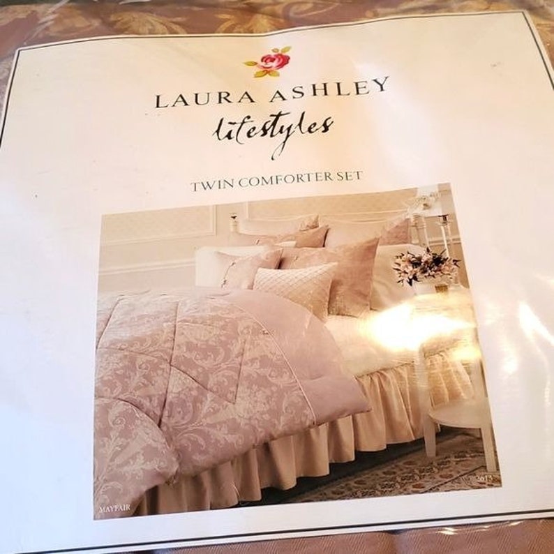 Laura Ashley Twin Comforter Set Etsy