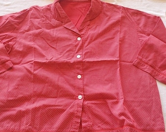 Vintage Mixit 2pc. Red with White Dots Sz. XL Pajama Set