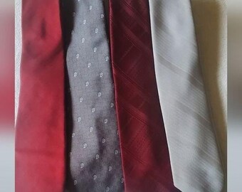 Bundle of 4 coordinating Ties - 1 100% Silk