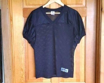 Russell Athletic Football Vintage Sz. M Black Mesh Jersey